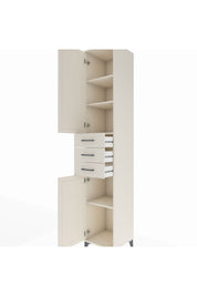 Hyperion Dolap 4 Raflı 3 Çekmeceli 2 Kapaklı 44x44x243 Aytaşı-Aytaşı