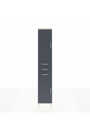 Hyperion Dolap 4 Raflı 3 Çekmeceli 2 Kapaklı 44x44x243 Aytaşı-Antrasit