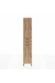 Hyperion Dolap 4 Raflı 3 Çekmeceli 2 Kapaklı 44x44x243 Aytaşı-Çam