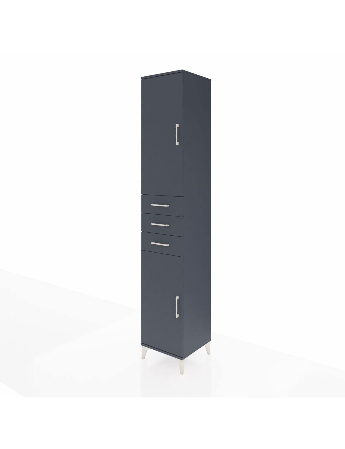 Hyperion Dolap 4 Raflı 3 Çekmeceli 2 Kapaklı 44x44x243 - S64M058V5B