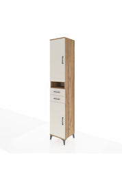 Hyperion Dolap 5 Raflı 2 Çekmeceli 2 Kapaklı 44x44x243 Çam-Aytaşı