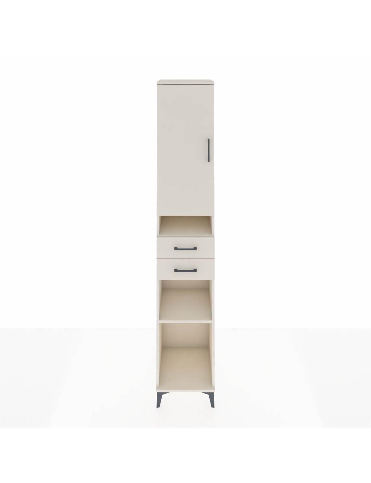 Hyperion Dolap 5 Raflı 2 Çekmeceli Tek Kapaklı 44x44x243 Aytaşı-Aytaşı