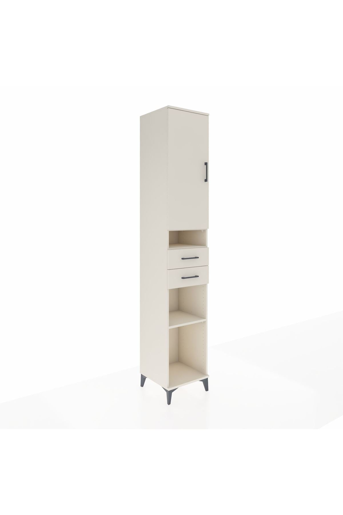 Hyperion Dolap 5 Raflı 2 Çekmeceli Tek Kapaklı 44x44x243 Aytaşı-Aytaşı