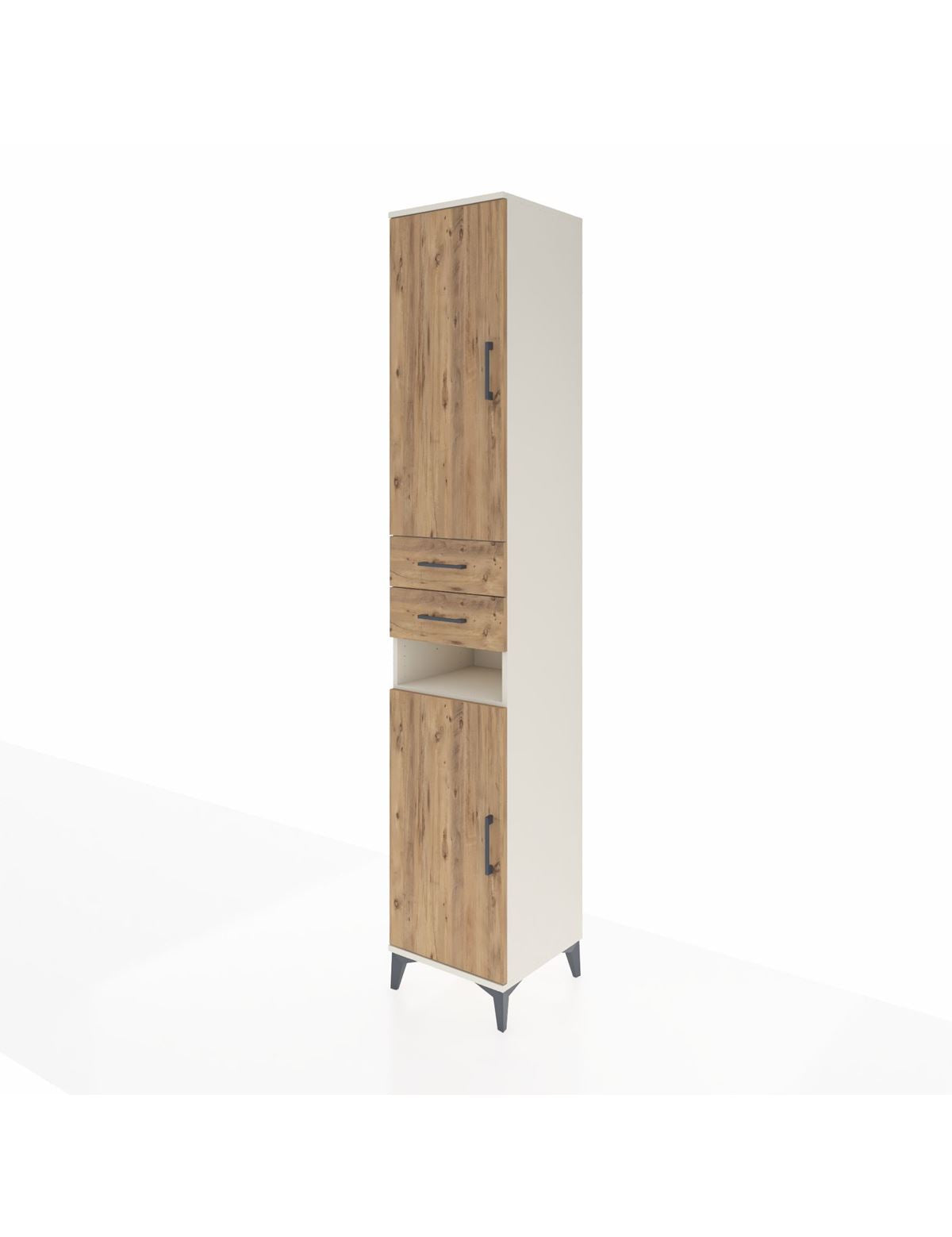 Hyperion Dolap 5 Raflı 2 Çekmeceli 2 Kapaklı 44x44x243 - S64M063V3B