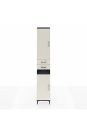 Hyperion Dolap 5 Raflı 2 Çekmeceli 2 Kapaklı 44x44x243 Antrasit-Aytaşı