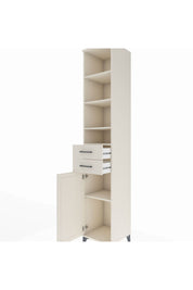 Hyperion Dolap 5 Raflı 2 Çekmeceli Tek Kapaklı 44x44x243 Aytaşı-Aytaşı