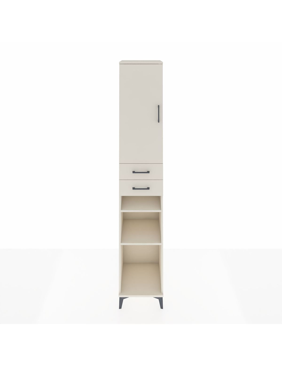 Hyperion Dolap 5 Raflı 2 Çekmeceli Tek Kapaklı 44x44x243 Aytaşı-Aytaşı