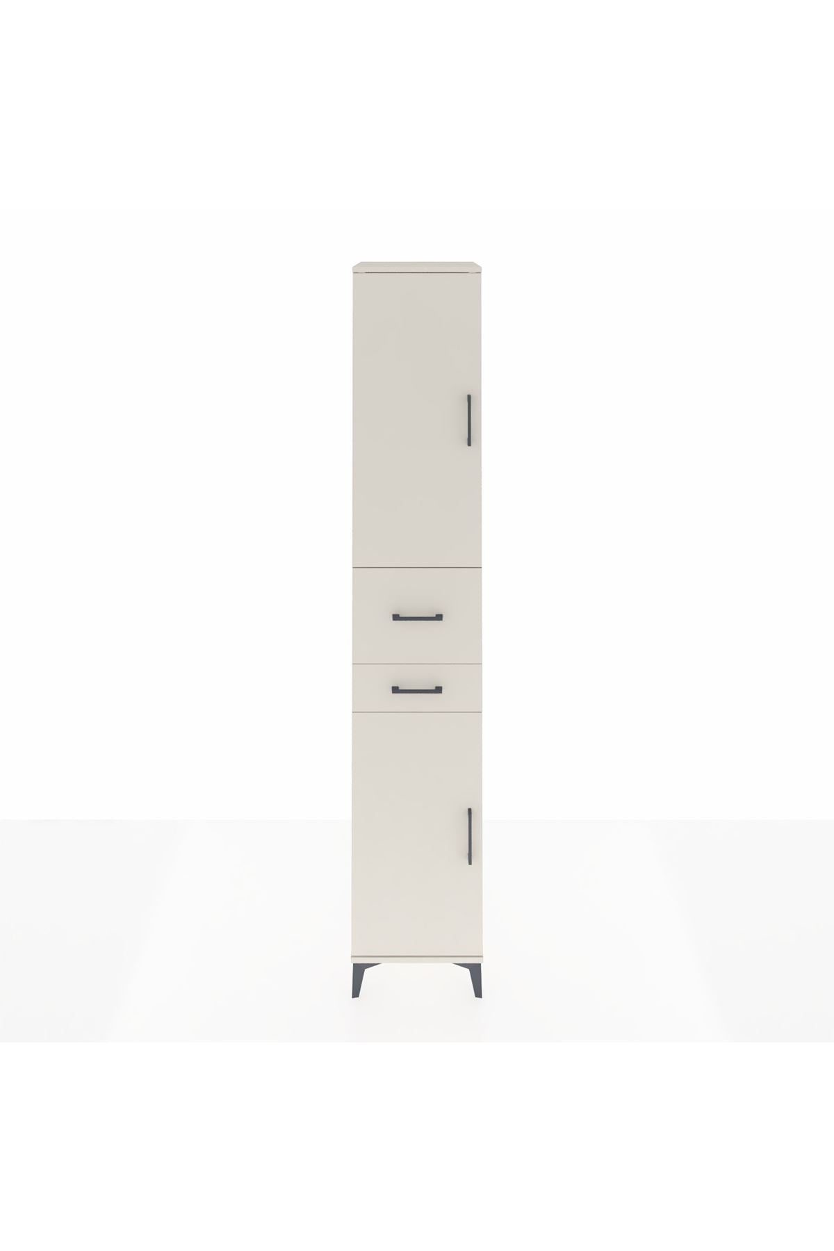 Hyperion Dolap 4 Raflı 2 Çekmeceli 2 Kapaklı 44x44x243 Aytaşı-Aytaşı