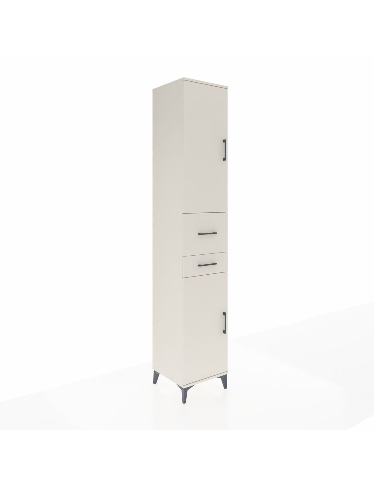 Hyperion Dolap 4 Raflı 2 Çekmeceli 2 Kapaklı 44x44x243 Aytaşı-Aytaşı