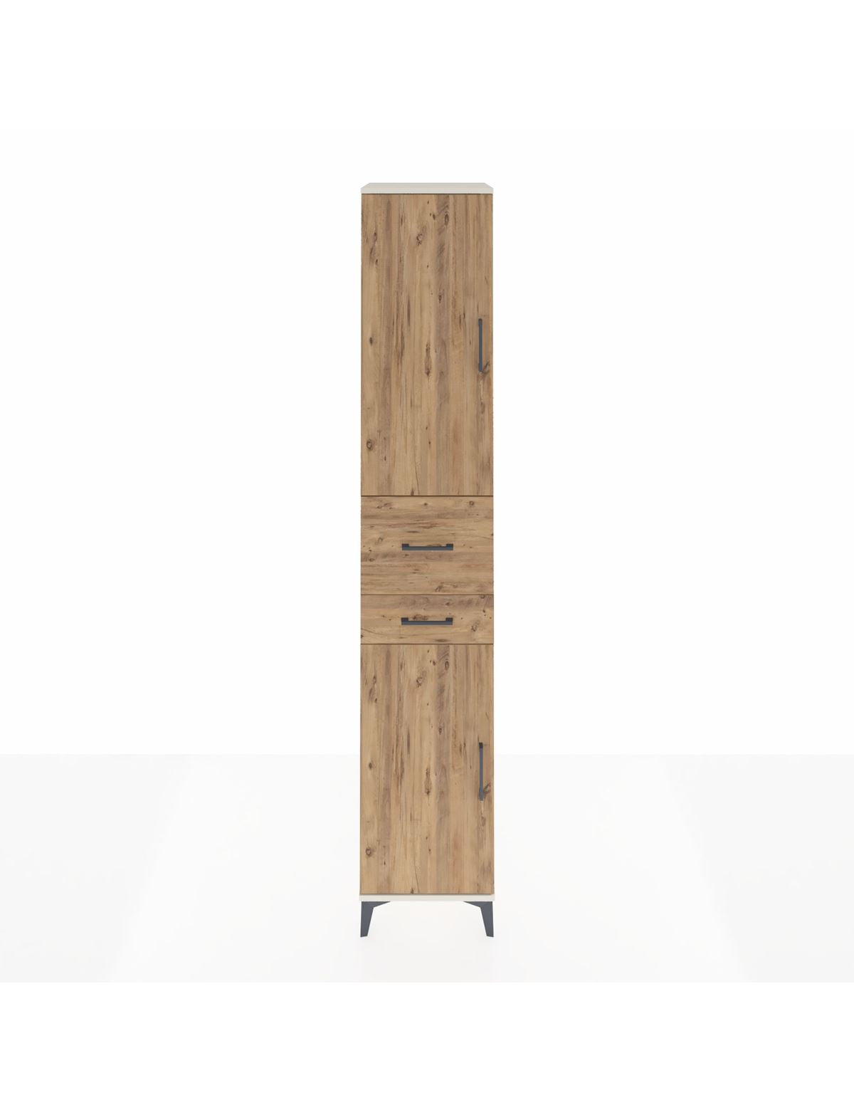 Hyperion Dolap 4 Raflı 2 Çekmeceli 2 Kapaklı 44x44x243 Aytaşı-Çam