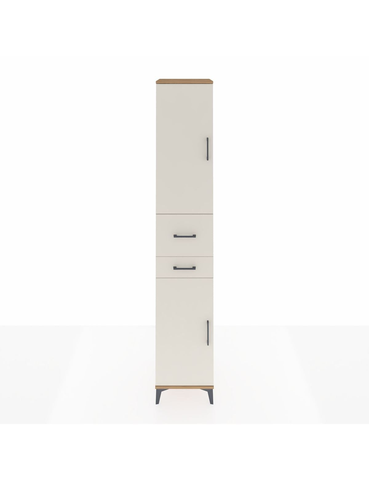 Hyperion Dolap 4 Raflı 2 Çekmeceli 2 Kapaklı 44x44x243 Çam-Aytaşı