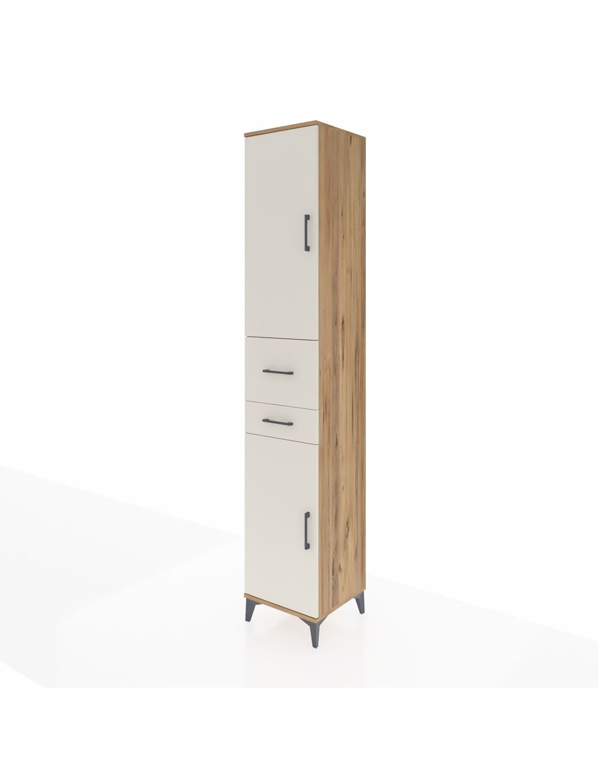 Hyperion Dolap 4 Raflı 2 Çekmeceli 2 Kapaklı 44x44x243 - S64M066V7B