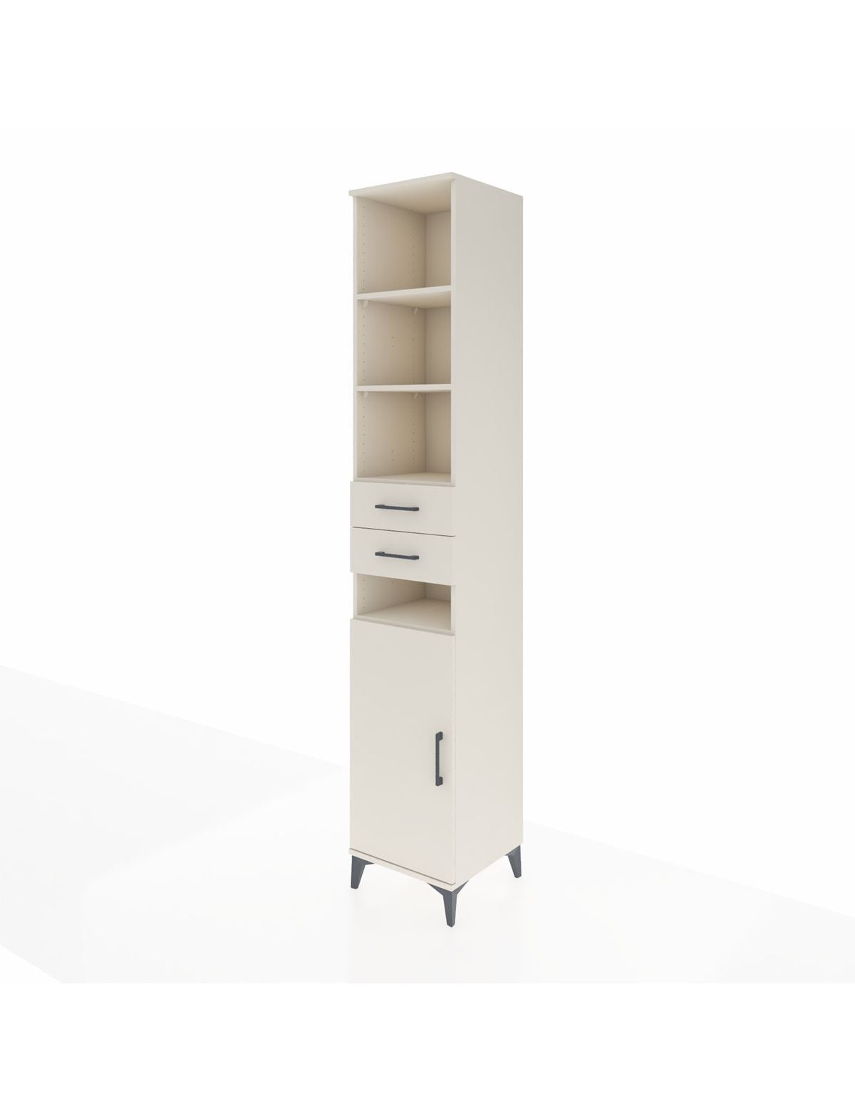 Hyperion Dolap 5 Raflı 2 Çekmeceli Tek Kapaklı 44x44x243 - S64M067V1B