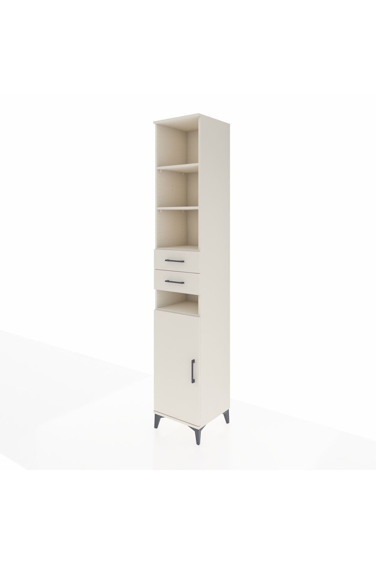 Hyperion Dolap 5 Raflı 2 Çekmeceli Tek Kapaklı 44x44x243 Aytaşı-Aytaşı