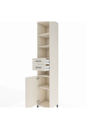 Hyperion Dolap 5 Raflı 2 Çekmeceli Tek Kapaklı 44x44x243 Aytaşı-Aytaşı