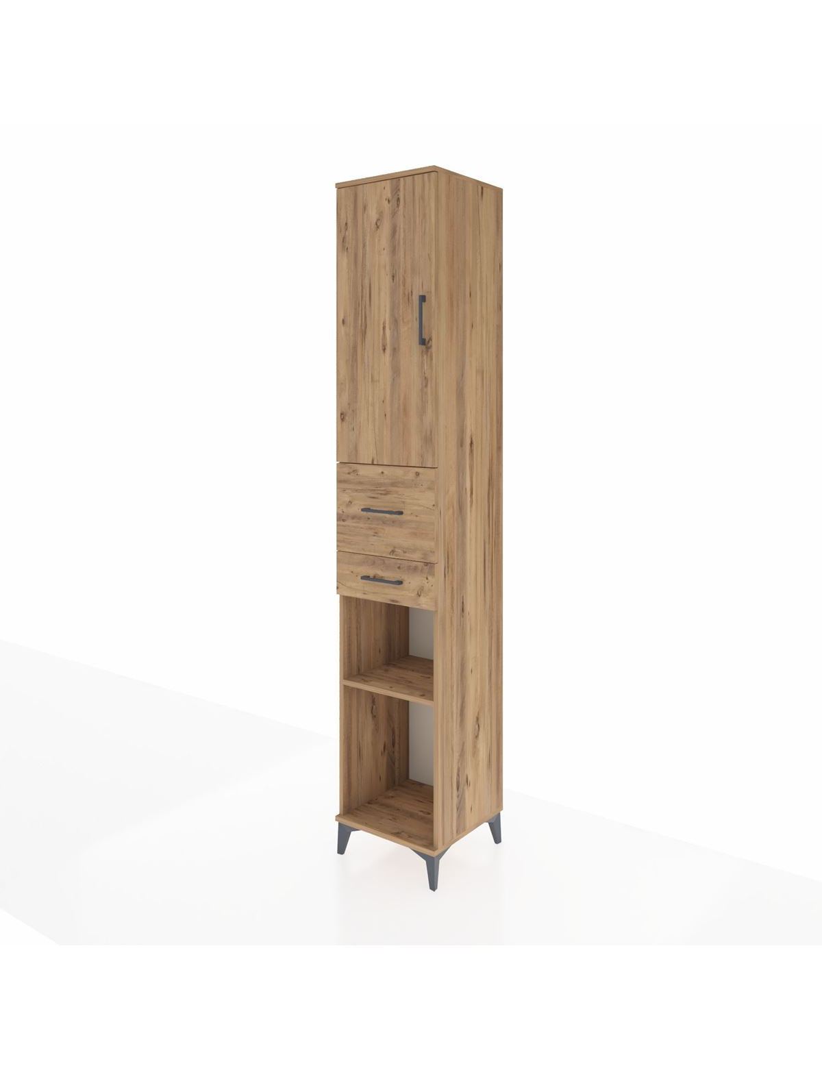 Hyperion Dolap 4 Raflı 2 Çekmeceli Tek Kapaklı 44x44x243 - S64M068V9B