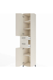 Hyperion Dolap 4 Raflı 2 Çekmeceli 2 Kapaklı 44x44x243 Aytaşı-Aytaşı