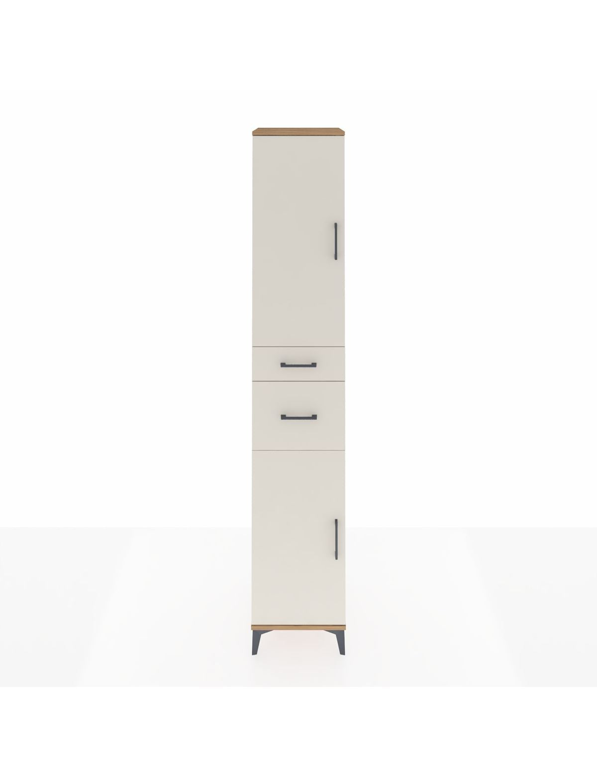 Hyperion Dolap 4 Raflı 2 Çekmeceli 2 Kapaklı 44x44x243 Çam-Aytaşı