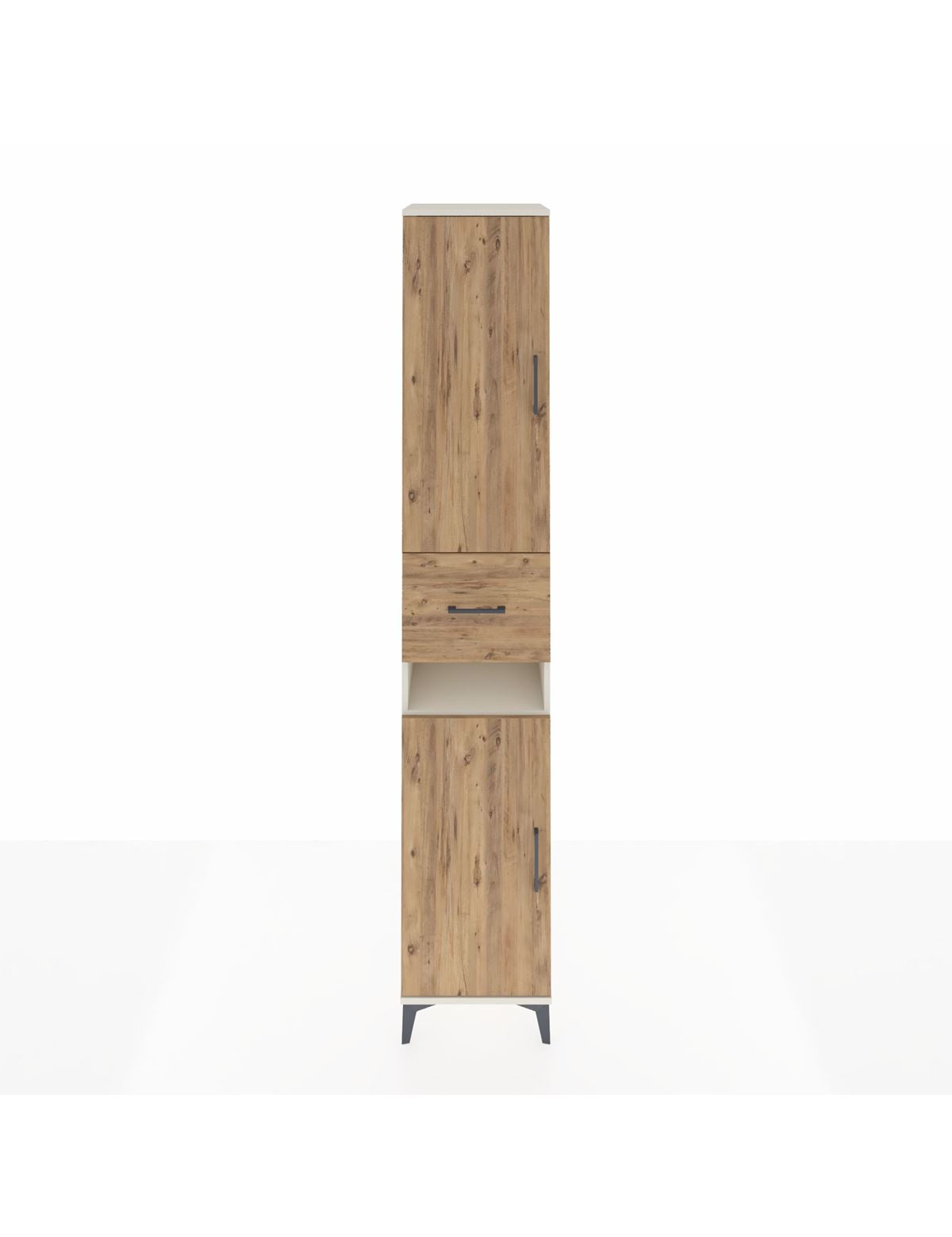 Hyperion Dolap 5 Raflı Tek Çekmeceli 2 Kapaklı 44x44x243 Aytaşı-Çam