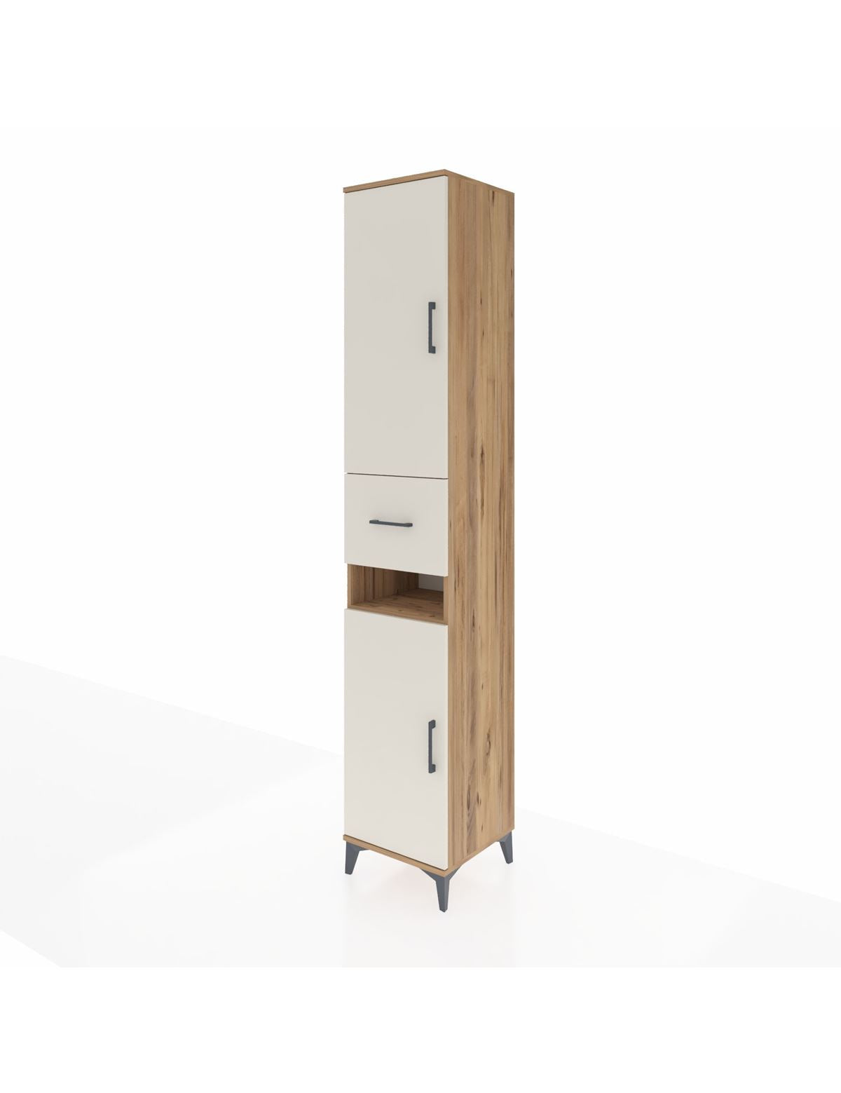 Hyperion Dolap 5 Raflı Tek Çekmeceli 2 Kapaklı 44x44x243 - S64M073V7B