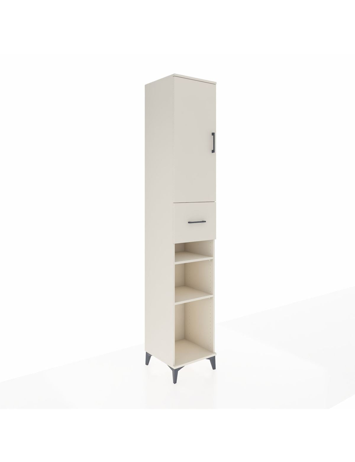 Hyperion Dolap 5 Raflı Tek Çekmeceli Tek Kapaklı 44x44x243 Aytaşı-Aytaşı