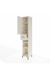 Hyperion Dolap 5 Raflı Tek Çekmeceli Tek Kapaklı 44x44x243 Aytaşı-Aytaşı