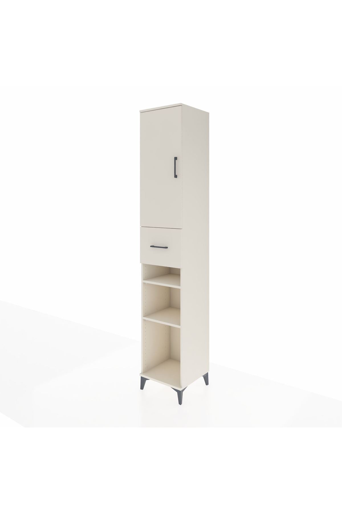 Hyperion Dolap 5 Raflı Tek Çekmeceli Tek Kapaklı 44x44x243 Aytaşı-Aytaşı