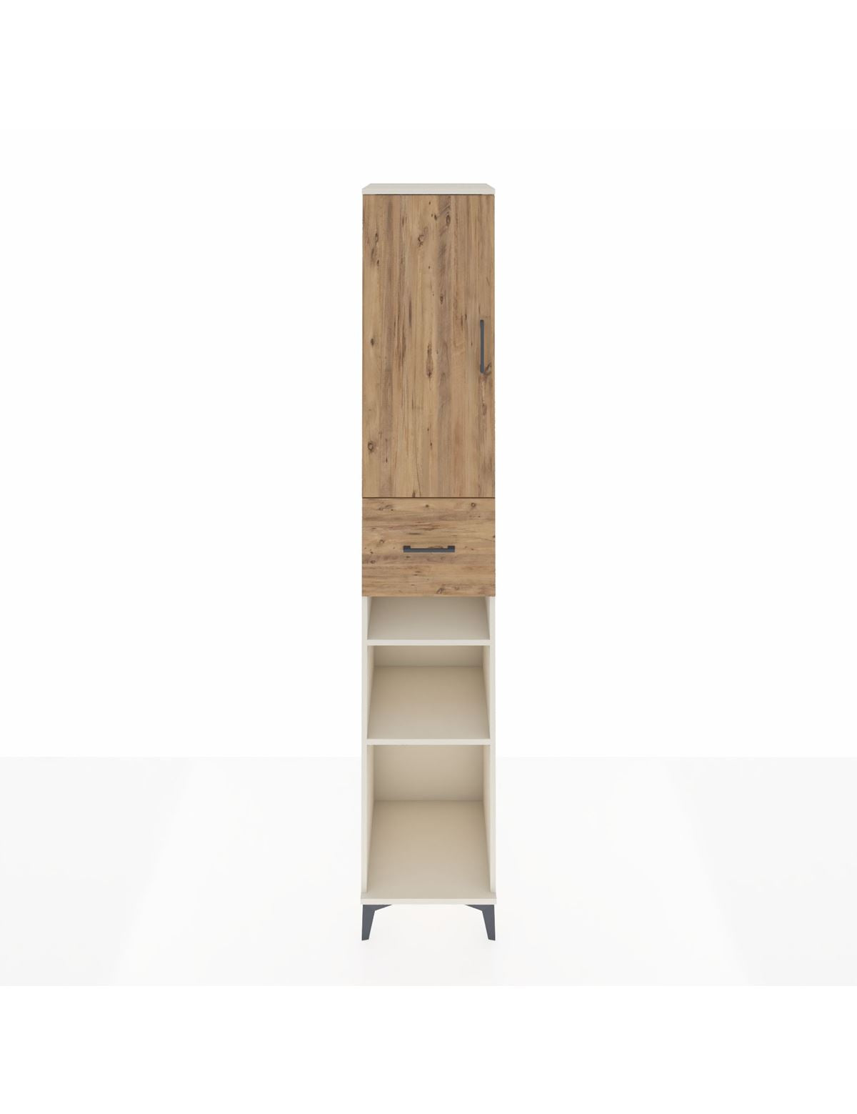 Hyperion Dolap 5 Raflı Tek Çekmeceli Tek Kapaklı 44x44x243 Aytaşı-Çam