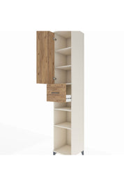 Hyperion Dolap 5 Raflı Tek Çekmeceli Tek Kapaklı 44x44x243 Aytaşı-Çam