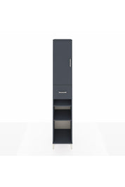 Hyperion Dolap 5 Raflı Tek Çekmeceli Tek Kapaklı 44x44x243 Antrasit-Antrasit