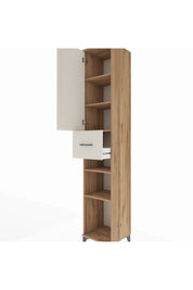 Hyperion Dolap 5 Raflı Tek Çekmeceli Tek Kapaklı 44x44x243 Çam-Aytaşı