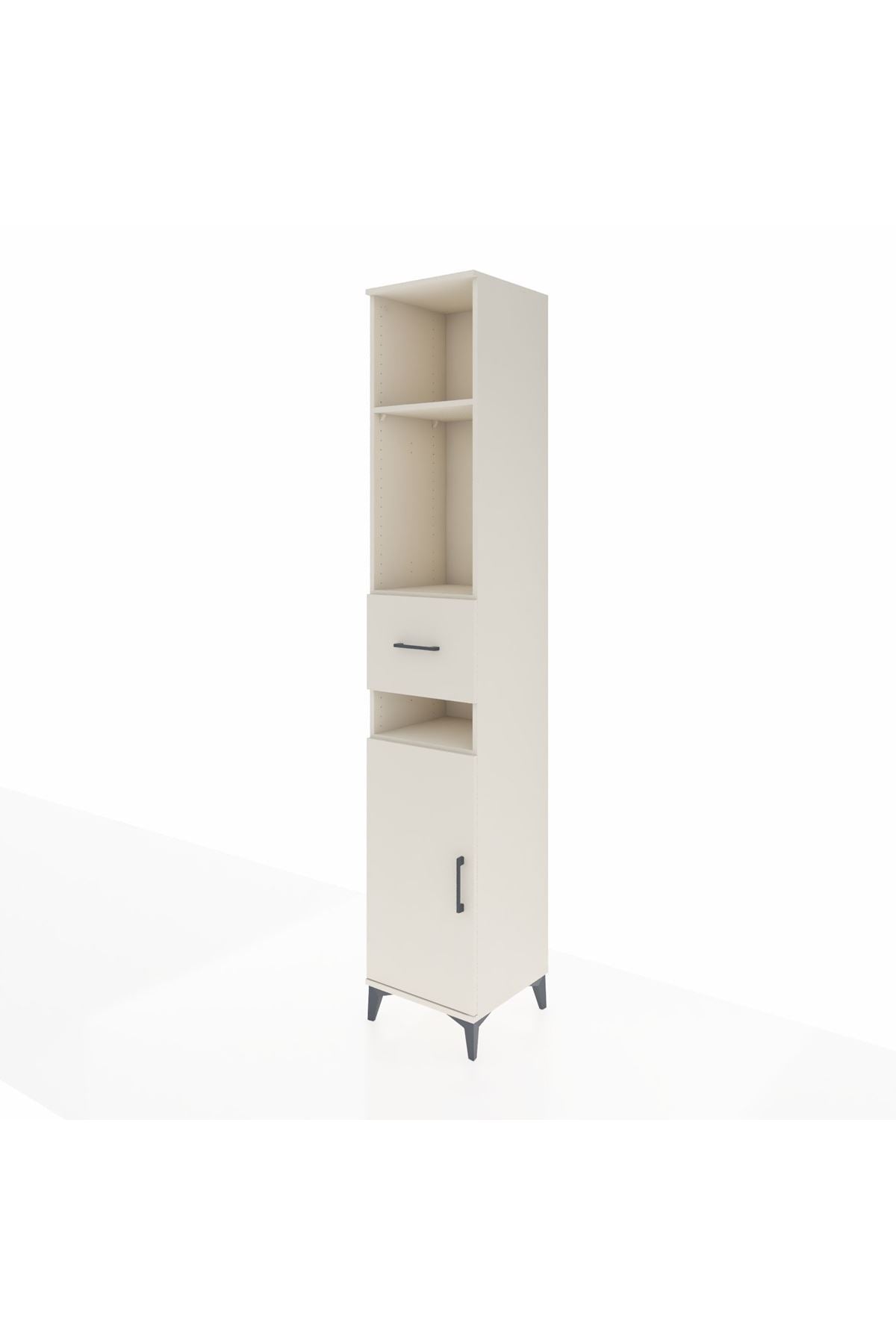 Hyperion Dolap 4 Raflı Tek Çekmeceli Tek Kapaklı 44x44x243 Aytaşı-Aytaşı