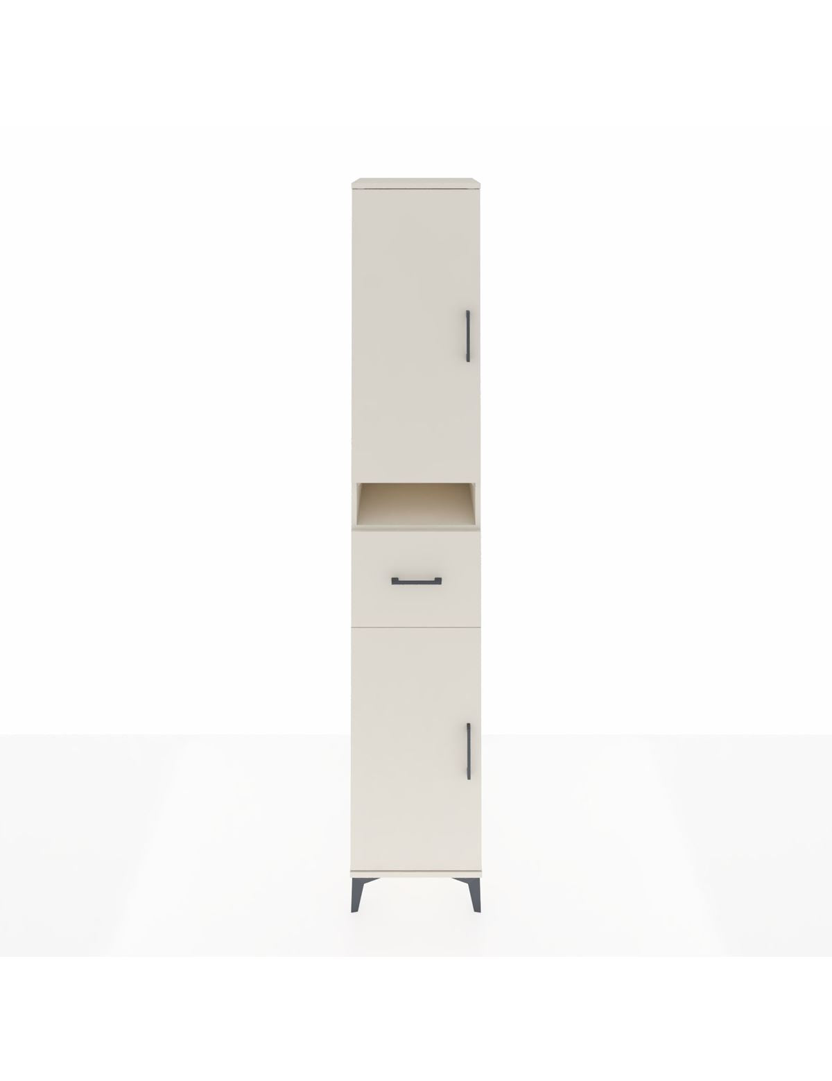 Hyperion Dolap 5 Raflı Tek Çekmeceli 2 Kapaklı 44x44x243 Aytaşı-Aytaşı