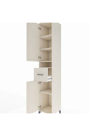 Hyperion Dolap 5 Raflı Tek Çekmeceli 2 Kapaklı 44x44x243 Aytaşı-Aytaşı