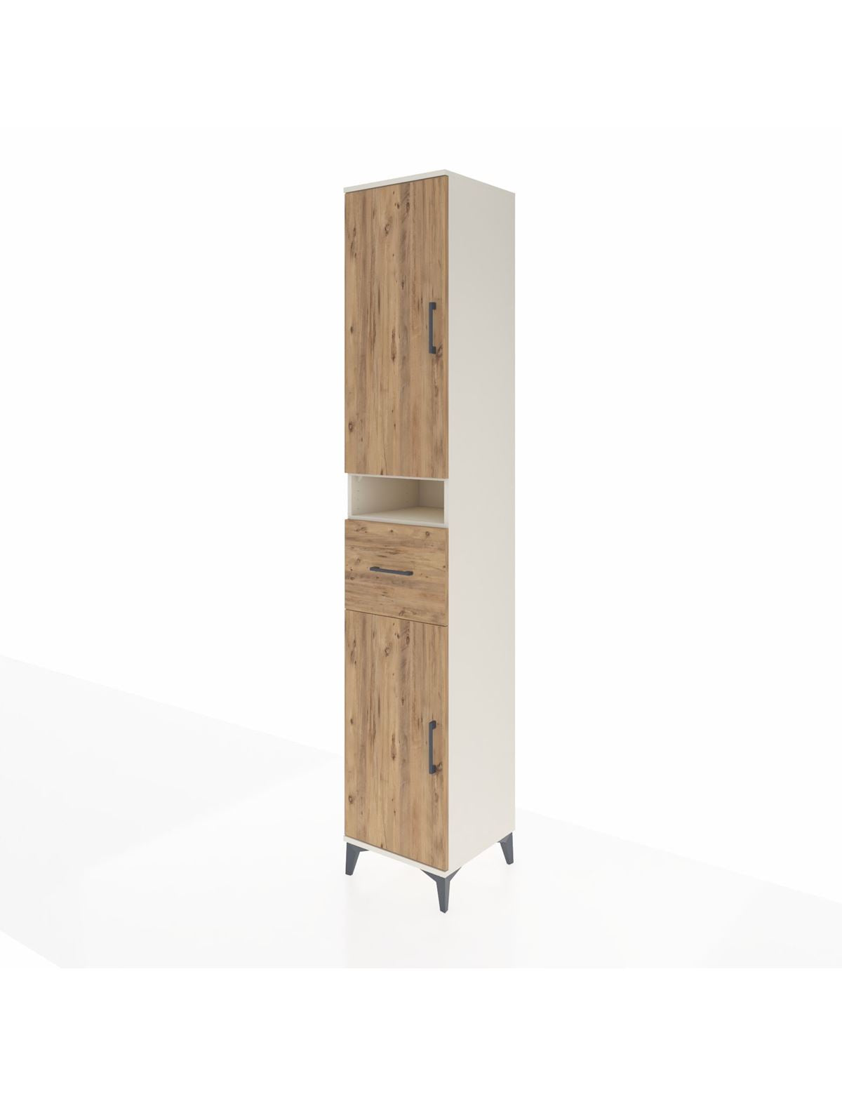Hyperion Dolap 5 Raflı Tek Çekmeceli 2 Kapaklı 44x44x243 - S64M076V3B