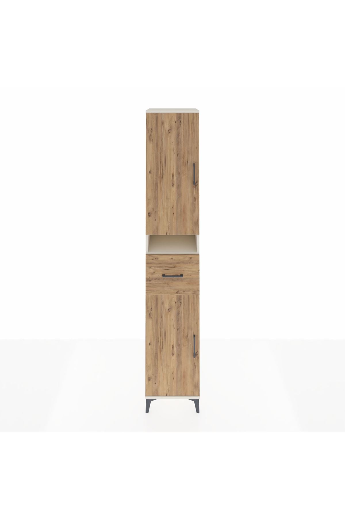 Hyperion Dolap 5 Raflı Tek Çekmeceli 2 Kapaklı 44x44x243 Aytaşı-Çam