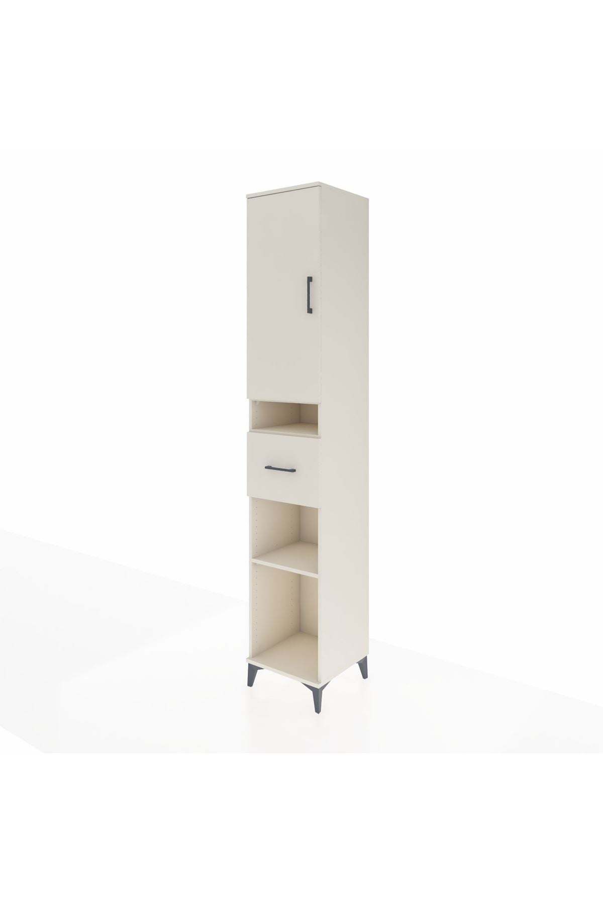 Hyperion Dolap 5 Raflı Tek Çekmeceli Tek Kapaklı 44x44x243 Aytaşı-Aytaşı