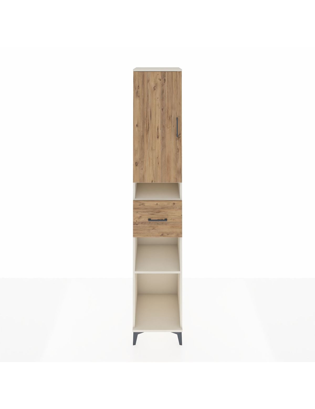 Hyperion Dolap 5 Raflı Tek Çekmeceli Tek Kapaklı 44x44x243 Aytaşı-Çam