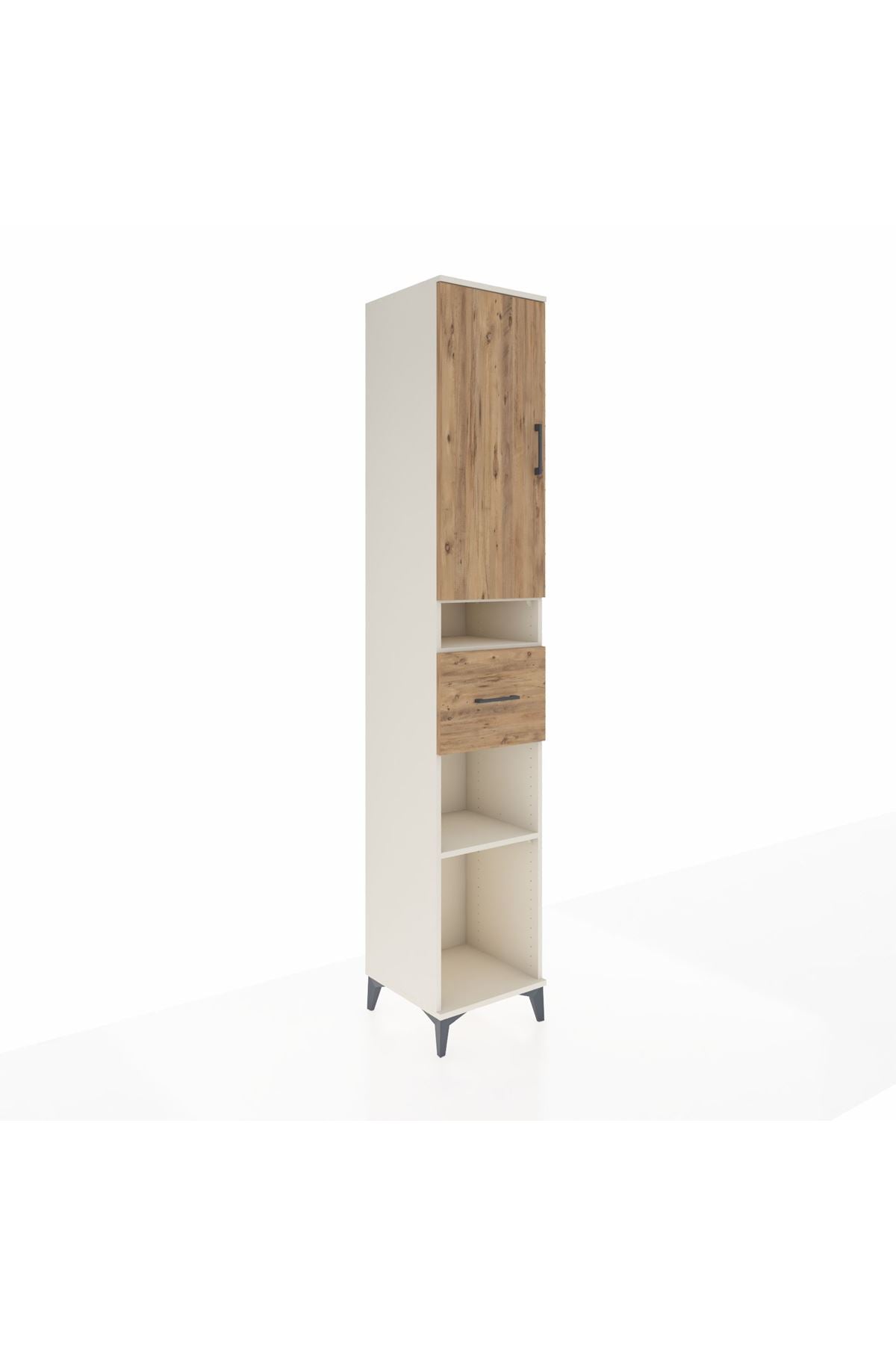 Hyperion Dolap 5 Raflı Tek Çekmeceli Tek Kapaklı 44x44x243 Aytaşı-Çam