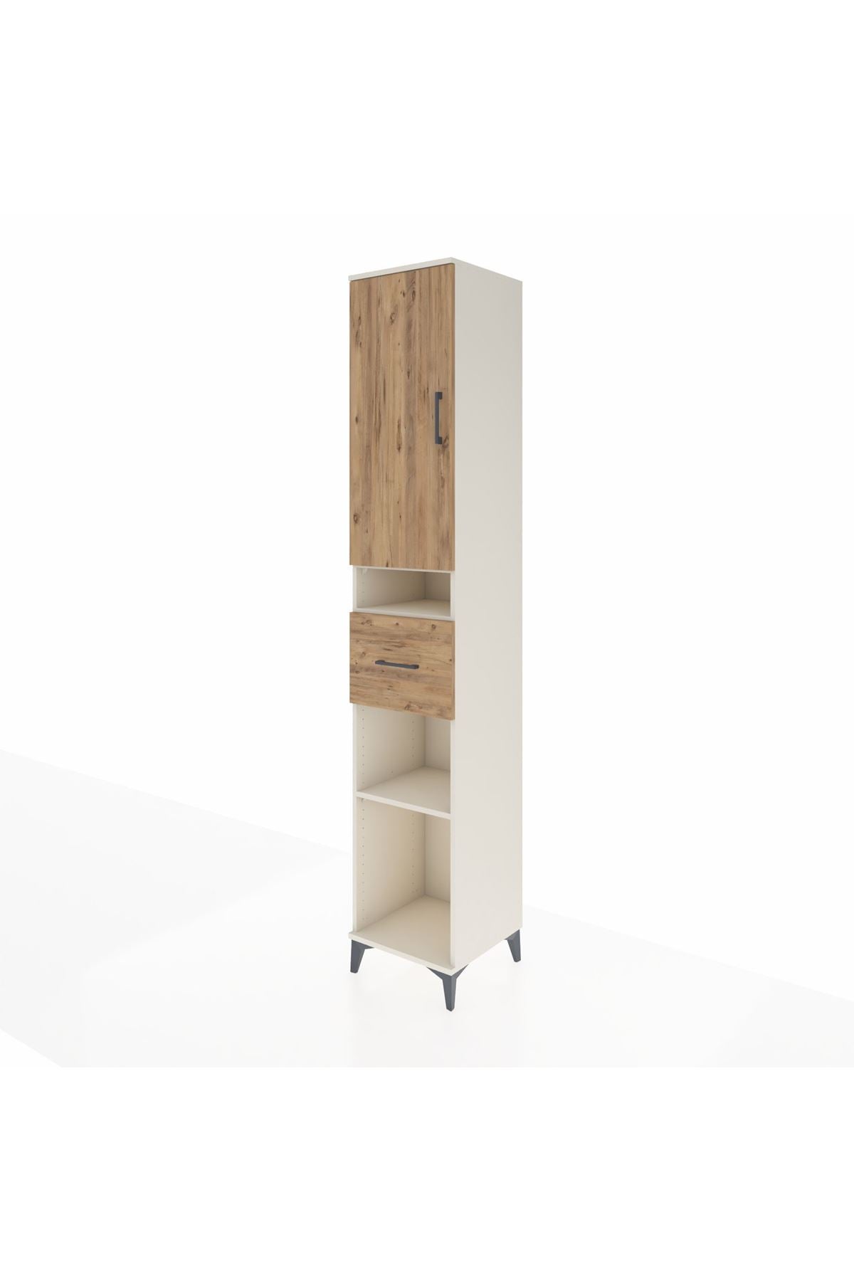 Hyperion Dolap 5 Raflı Tek Çekmeceli Tek Kapaklı 44x44x243 Aytaşı-Çam