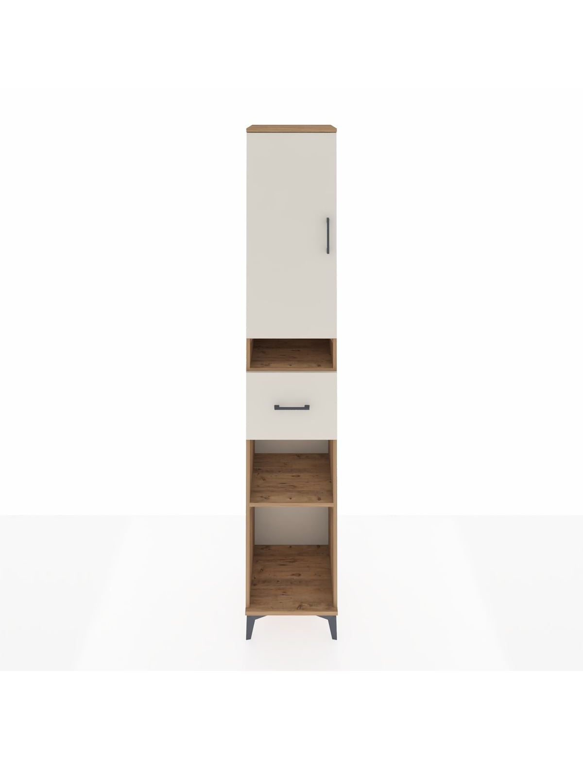 Hyperion Dolap 5 Raflı Tek Çekmeceli Tek Kapaklı 44x44x243 Çam-Aytaşı