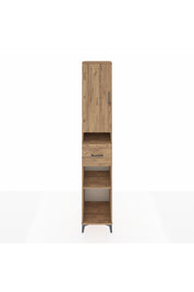 Hyperion Dolap 5 Raflı Tek Çekmeceli Tek Kapaklı 44x44x243 Çam-Çam