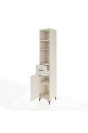 Hyperion Dolap 4 Raflı Tek Çekmeceli Tek Kapaklı 44x44x243 Aytaşı-Aytaşı