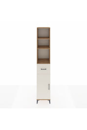 Hyperion Dolap 4 Raflı Tek Çekmeceli Tek Kapaklı 44x44x243 Çam-Aytaşı