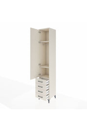 Hyperion Dolap 3 Raflı 4 Çekmeceli Tek Askılı 44x44x243 Aytaşı-Aytaşı