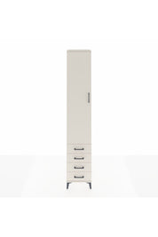 Hyperion Dolap 5 Raflı 4 Çekmeceli Tek Kapaklı 44x44x243 Aytaşı-Aytaşı