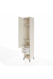 Hyperion Dolap 3 Raflı 2 Çekmeceli Tek Askılı 44x44x243 Aytaşı-Aytaşı