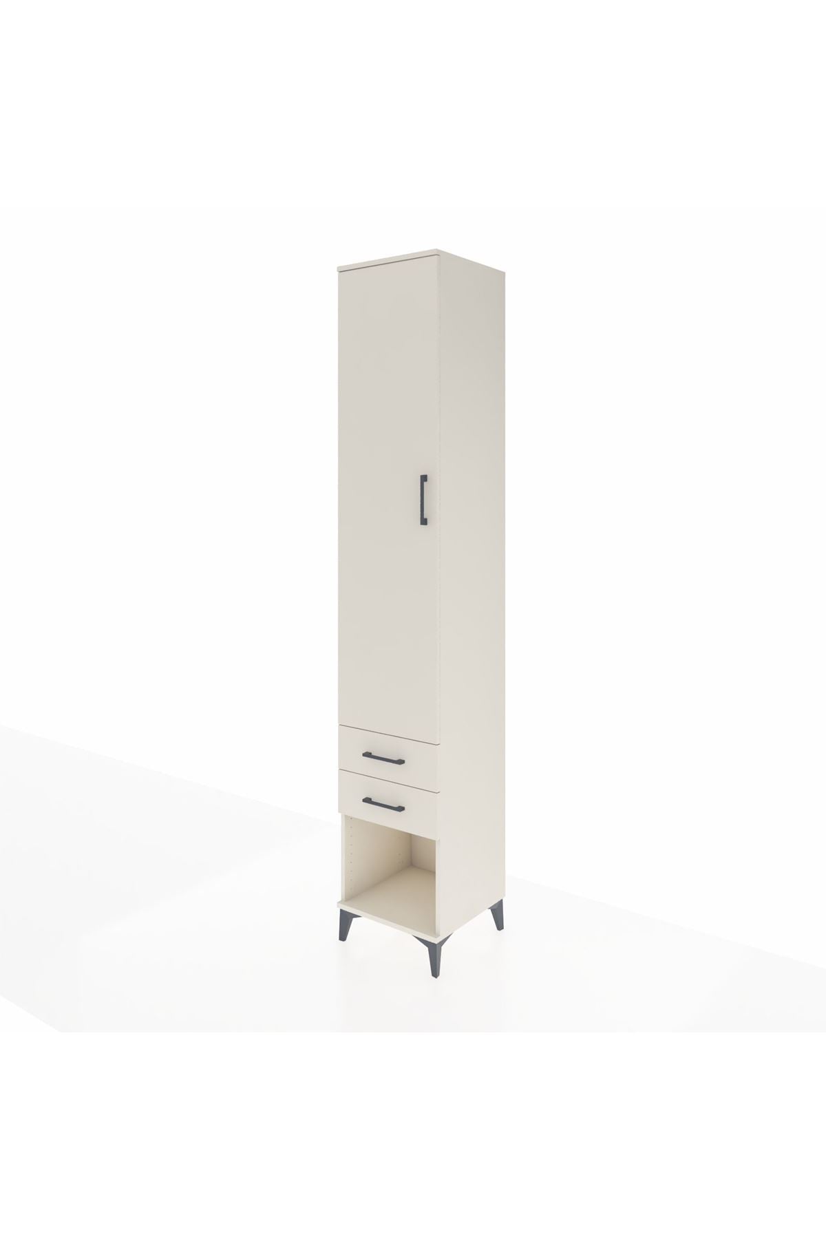 Hyperion Dolap 5 Raflı 2 Çekmeceli Tek Kapaklı 44x44x243 Aytaşı-Aytaşı