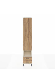 Hyperion Dolap 4 Raflı 2 Çekmeceli Tek Askılı 44x44x243 Aytaşı-Çam