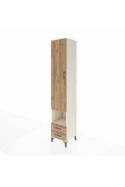 Hyperion Dolap 6 Raflı 2 Çekmeceli Tek Kapaklı 44x44x243 Aytaşı-Çam